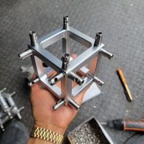 100 small shelf six-sided joint aluminum alloy small shelf joint