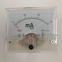 85C1 85C1 30mA DC pointer-type milliammeter current meter meter