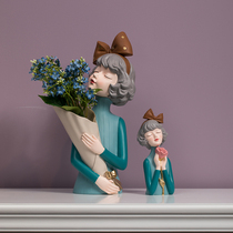 Light luxury wind girl heart room bedroom decoration art flower arrangement to send girlfriends holiday birthday gift