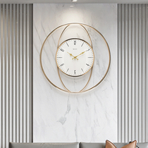 Creative personality fashion Nordic modern light luxury wind wall clock restaurant watch watch quartz watch clock atmospheric art