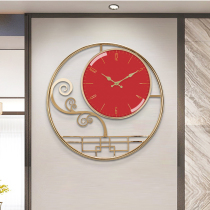 New Chinese style Chinese style national tide creative art personality Xiangyun wall clock clock living room dining room atmospheric fashion clock