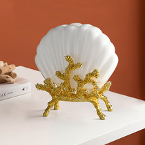 Modern light extravagance shell ornaments model room living room porch home accessories TV cabinet wine cabinet Creative furnishings