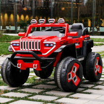 Reduces 100 yuan (SF Express) Oversized childrens two-seater remote control electric car off-road vehicle toy car stroller