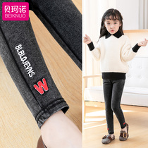 girls' leggings autumn 2022 new spring autumn outerwear baby long pants big kids Western style children's casual pants