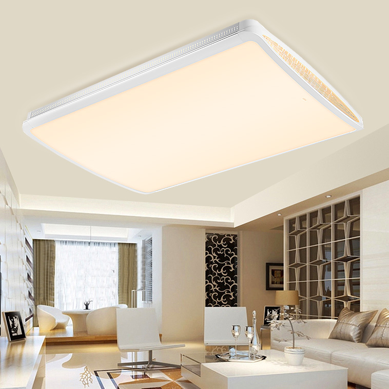 雷士照明 LED吸顶灯长方形客厅灯卧室灯大气智能现代简约客厅灯具产品展示图3