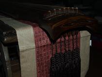 (Gu Wuyin Guqin Accessories) Advanced ~ Suede Anti-Slip ~ Guqin Reductions Table Flag (Qin Mat)