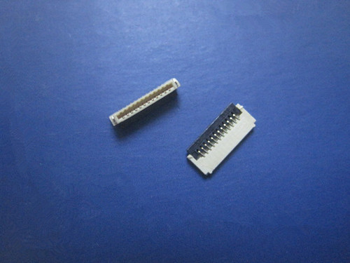 fpc液晶屏排线座 0.5间距 12针 镀金 后翻盖 双面接触 耐高温