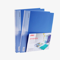 Able Office Information Book a4 Classification Book of 40 Page transparent Papers Inserts Bag 30 Page Clips Intake Brochure Promotion