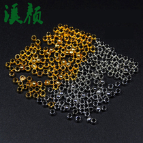 2mm3mm flying fishing fly fly brass eyes large eye brass round pearl Spinner tempted eyeballs gold and silver bronzes