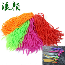 15 Color Fly Fly Hook Trout Bass Bass if it is hooked with elastic silicone tied material Multi-color fly-fly strapped with material