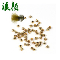 Creek Fly Fishing Wool Hook Tied Material Tapered Bronze Head Pearl Force Octagically Decorated With Insect Pipe Worm Bronze Head Pearl