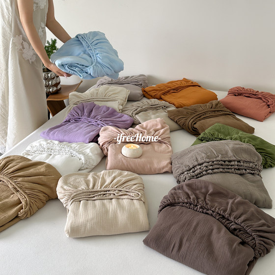 Class A mother and baby full cotton double layer wrinkled yarn single bed cover, pure cotton skin-friendly soft glutinous solid color customizable bed cover
Class A mother and baby full cotton double layer wrinkled yarn single bed cover, pure cotton skin-friendly soft glutinous solid color customizable bed cover