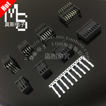 Connector 280 series replacement AMP-2 54mm plug straight curved pin terminal 6P8P10P-16P connector