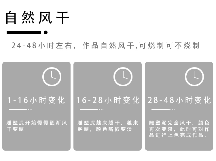Academy of Fine Art Sculpture Mud Grey 2500g Handmade Model Making Mud