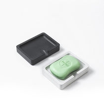 Kyaw Yi Light Lavish Cement Soap Box Creative Bathroom Decoration Pendulum Home Clean Water Concrete Pure Handmade Soap Case