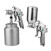 Japan Iwata spray gun W-77 spray gun Upper and lower pots Pneumatic paint spray gun Furniture car primer spray gun