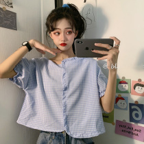 Xiaoqing Han Sweet Shirt Shirt Design Small Sleeve Tops 2023 Summer New Small Shirt Shirt Shirt Shirt Shirt Design