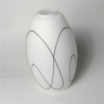 E27 lamp holder lampshade milk white glass lampshade lamp accessories chandelier ceiling lighting milk white dragon egg lampshade