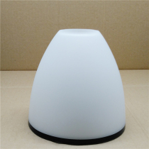 Glass lampshade accessories e27 screw chandelier wall lamp shade clear light upper and lower opening round lampshade shell