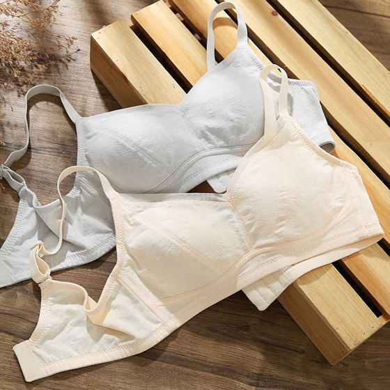 Underwear for women with big breasts, small high school students without steel rings, pure cotton bras, girl college students with side breasts, fixed bras, thin
Underwear for women with big breasts, small high school students without steel rings, pure cotton bras, girl college students with side breasts, fixed bras, thin