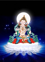 The marriage is clear and the Vajrayana Sadhu portrait Vajrayana Bodhisattva sees the blessing of photo paper double-sided plastic seal