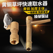 Garden Forest Greenery Fast Water Intake Valve Water Fetcher Cell Outdoor Watering Lawn Water Land water plug connector water intake lever