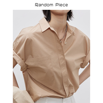 RandomPiece Summer New Organic Cotton80S Combed New Frontier Cotton Short Sleeve Shirt