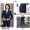 Female - navy jacket+pants+skirt