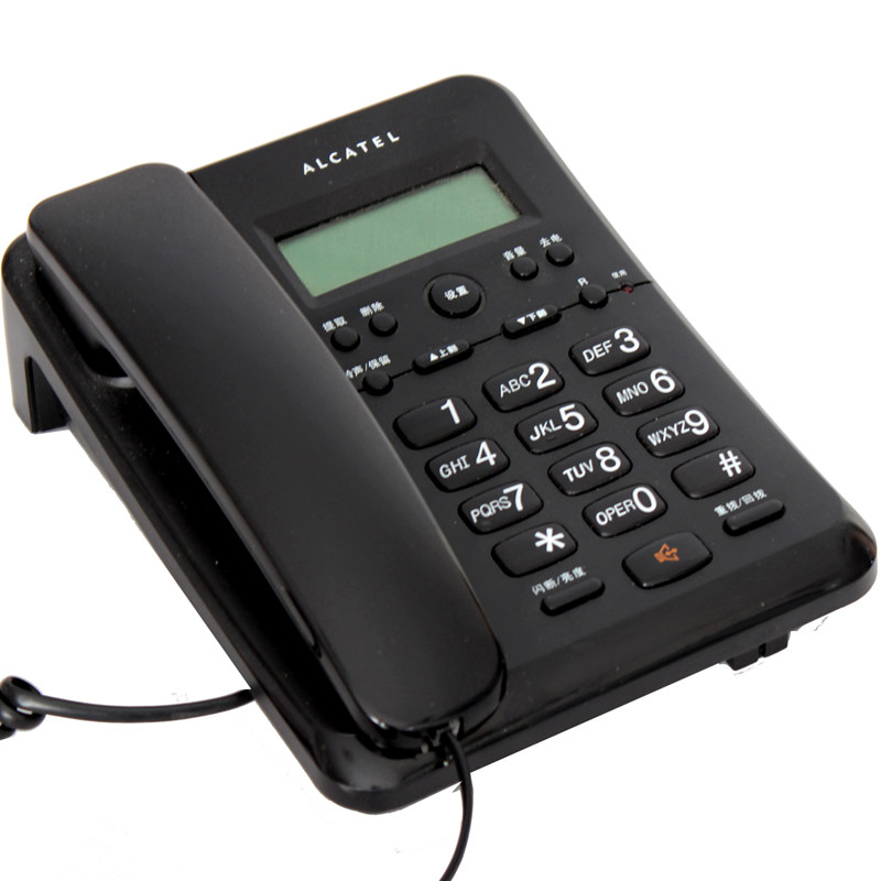 阿尔卡特t521有线固定座机电话机家用办公商务欧式创意坐机老人机