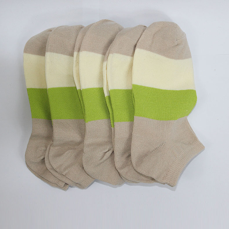 Aeoo/艾依欧5双装男士女士船袜时尚短袜秋冬季潮袜子男人袜产品展示图4