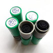 Atomic Seal Engraved Small Circle Numeral Alphanumeric Seal Bump Face Automatic Oil Out Wear Resistant Small Private Seal Portable