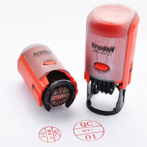 Trodat Revolving Seal Custom QCPASS Date Returnable Ink Seal Name Quality Inspection Seal