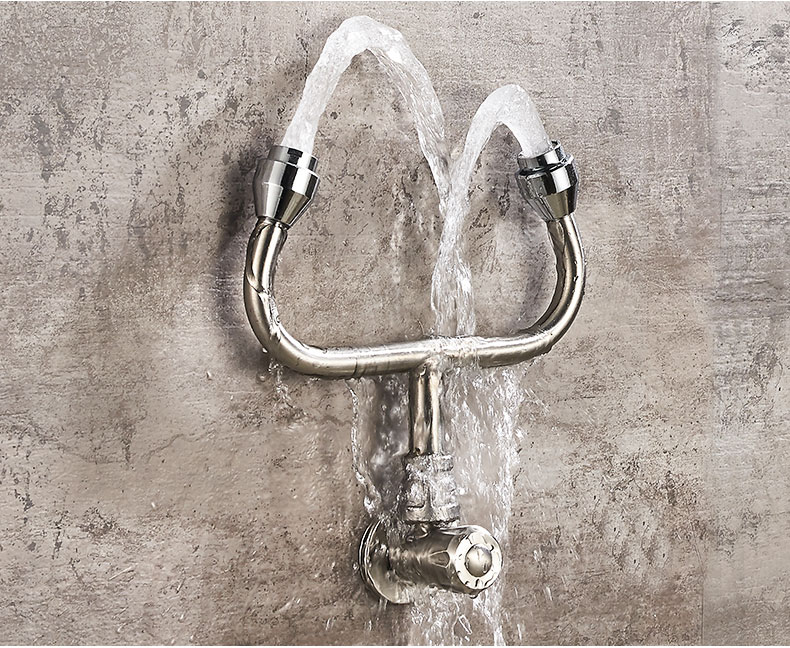 anmon简易式洗眼器双口洗眼器壁挂式紧急洗眼器验厂