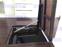 Electric remote control heavy basement sunroof stairwell hole hydraulic Rod pneumatic Rod support lifting hardware