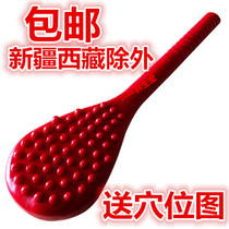 Health Knock Back Hammer Massage Massage Lengthened Silicone Knocks Hammer Clubs Meridians Beat Up Health Fitness Pat-on-the-skin