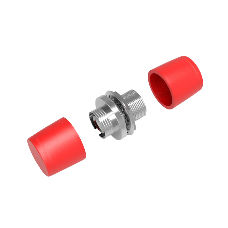 connaught fc-fc round head fiber optic flange coupler flange carrier grade flange single mode fiber