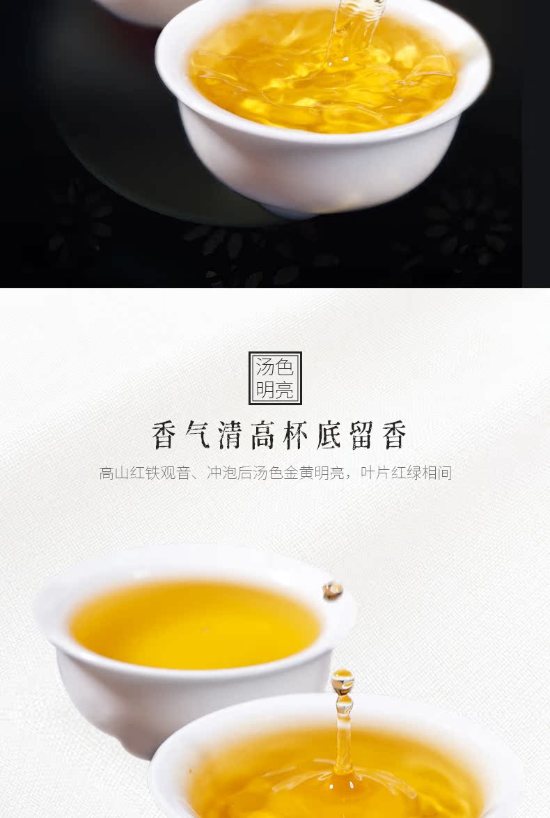 广蕴安溪浓香型铁观音茶叶100g