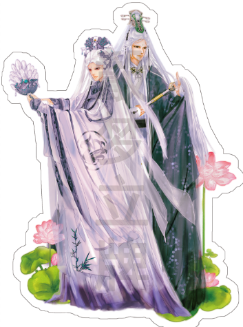 霹雳布袋戏·鷇梦(鷇音子x三余无梦生)双人立牌