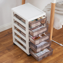 Cabinet information cabinet drawer-type transparent multilayer office supplies a4 paper finishing box table lower plastic office cabinet