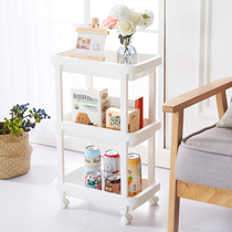 Pulley Bathroom Shelve Floor Multilayer Plastic Toilet Living Room Debris Snacks Rectangular Finishing Storage Shelf