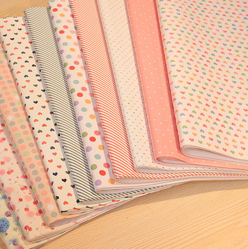 小清新韩版diy礼物包装纸包书纸墙纸礼物包装纸拍照背景纸随机1张_7折