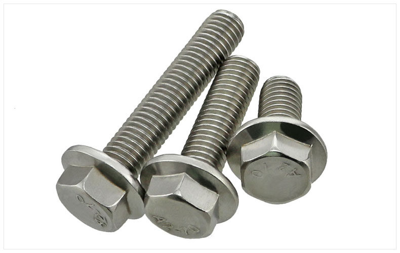 螺栓-〖m5-m8-m12〗304不锈钢外六角法兰面螺栓带垫花齿纹防滑螺丝钉-
