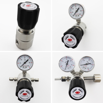 Shanghai Fanrui 316L oxygen hydrogen Helium Argon nitrogen ferrule cylinder stainless steel pressure reducing valve pressure gauge