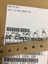 100v22PF 22PF 22P 100V BC-Philips high frequency silver film ceramic capacitor Ceramic capacitor