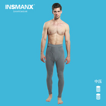 INSMANX mens SHAPEWEAR INCOGNITO plastic leg hip-up hip-up plastic hip pants tight bottoming pants autumn and winter autumn pants