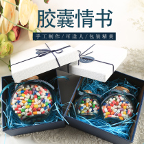 Creative love letter capsule to send men and women friendship girlfriends literary and art hipster Special Gift Birthday confession bottle