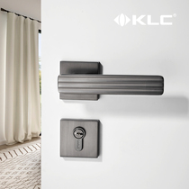 KLC door lock indoor bedroom door lock household universal toilet handle wooden door lock silent magnetic lock