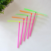 Hand-rubbed flying leaf plastic bamboo dragonfly flying fairy plastic frisbee childrens toys