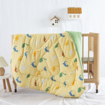 Children Cartoon Kindergarten Quilt Baby Nap Quilt Core Single Students Autumn Winter Thickened Warm Silk Cotton Quilted Bedding