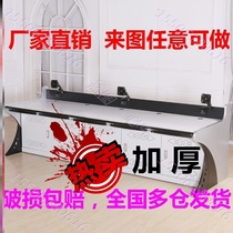 New dedicated 2 3 joint monitoring console computer desk TV wall cabinet double equipment cabinet fire arc